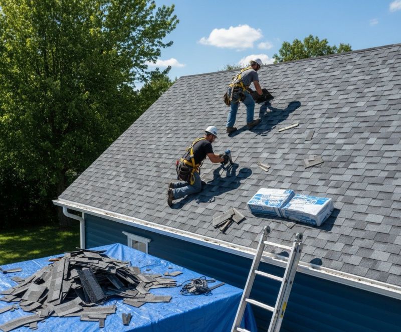 Asphalt Roof Replacement in Warwick, RI