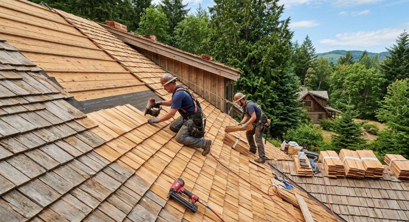 Cedar Roof Installation in Fredericksburg, VA