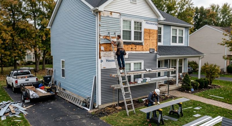 Damaged Siding Replacement in Norwalk, CT