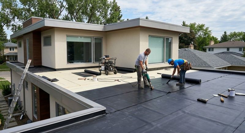 Flat Roof Construction in Alexandria, VA