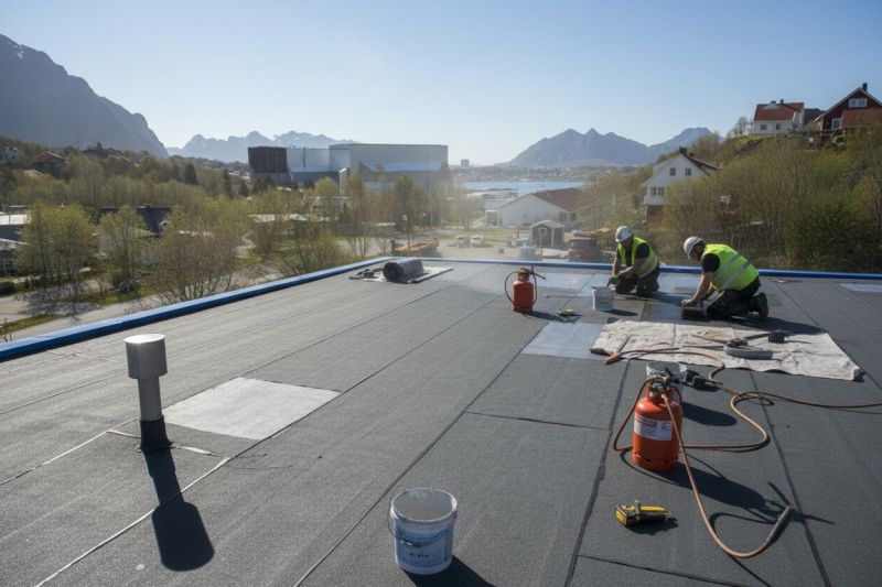 Flat Roof Replacement in Fredericksburg, VA