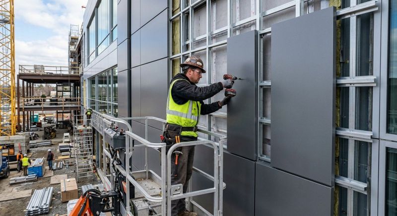 Metal Paneling Installation in Boston, MA
