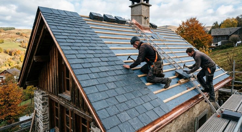 Slate Roof Construction in Alexandria, VA