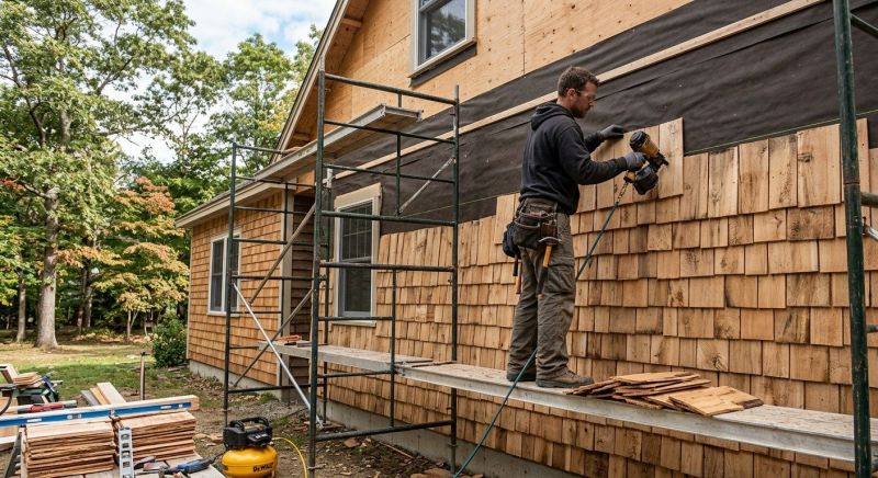 Wood Shake Siding Installation in Norwalk, CT
