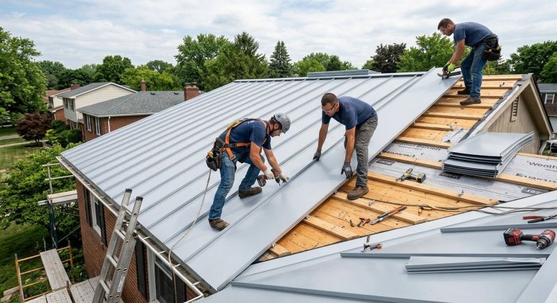 Aluminum Roof Installation in Naperville, IL