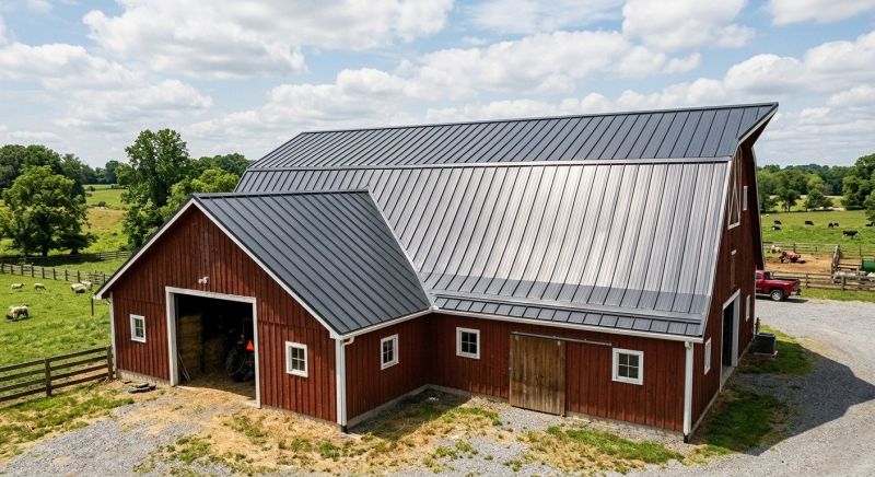 Barn Roof Replacement in Fredericksburg, VA