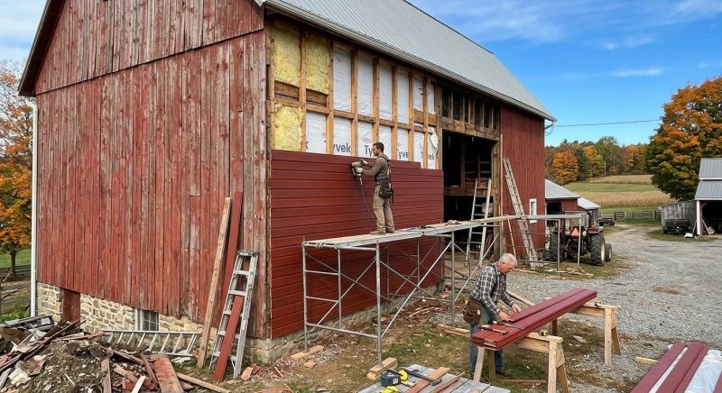 Barn Siding Replacement in Boston, MA