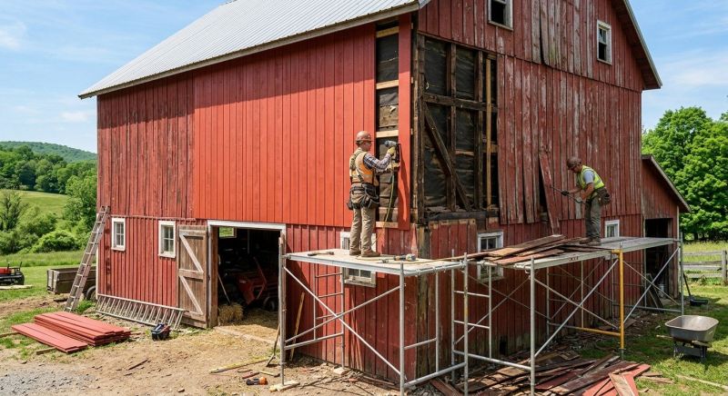 Barn Siding Replacement in Stamford, CT