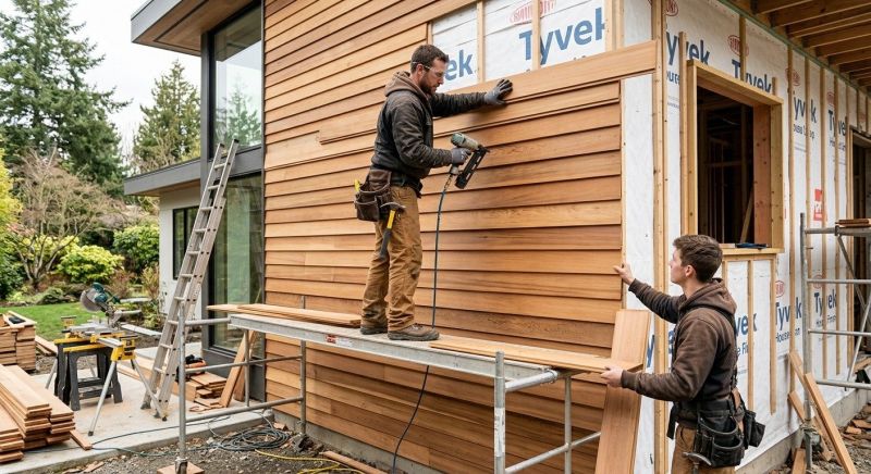 Cedar Cladding Installation in Fairfield County, CT