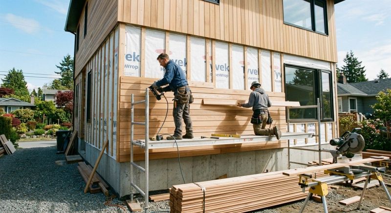 Cedar Cladding Installation in Boston, MA