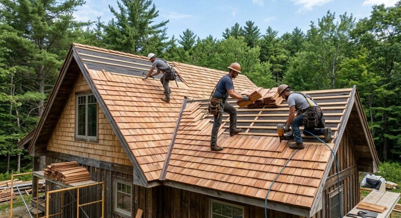 Cedar Roof Construction in Alexandria, VA
