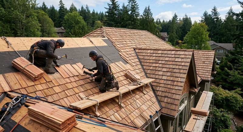 Cedar Roof Construction in Alexandria, VA