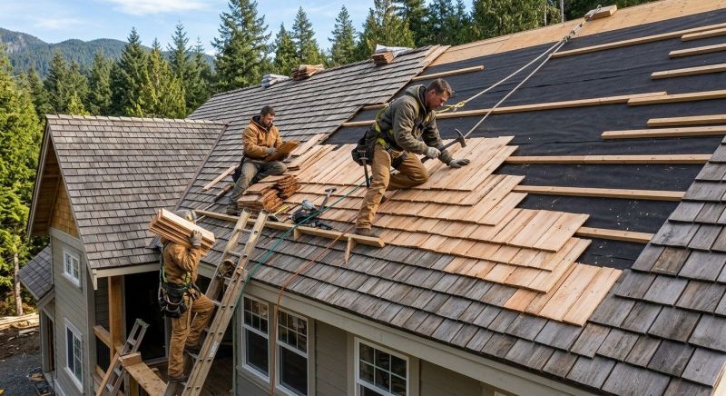 Cedar Roof Construction in Alexandria, VA