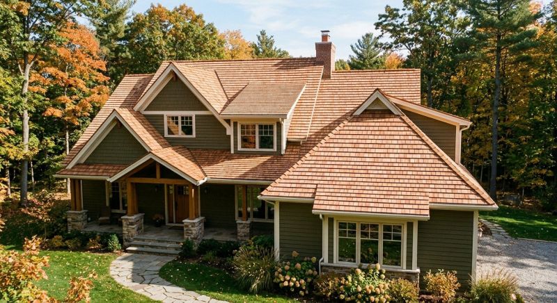 Cedar Roof Construction in Fredericksburg, VA