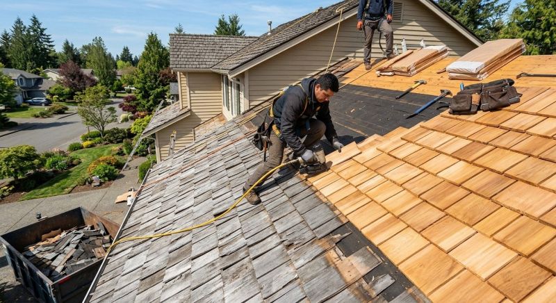 Cedar Roof Replacement in Alexandria, VA