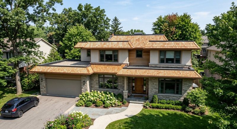 Cedar Shake Roof Construction in Alexandria, VA