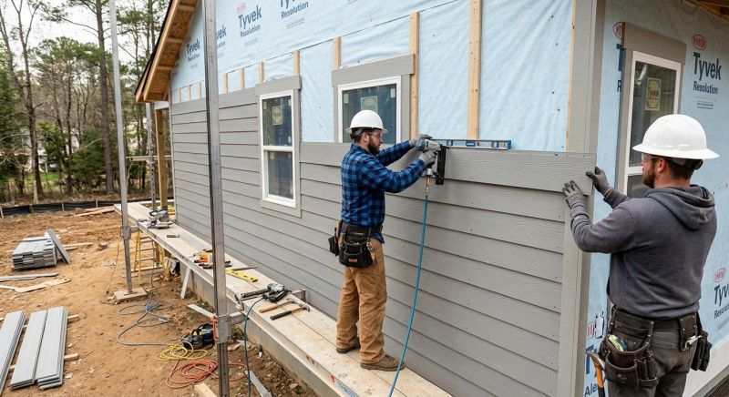 Cement Siding Installation in Boston, MA