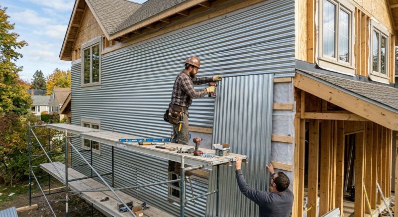 Corrugated Siding Installation in Boston, MA