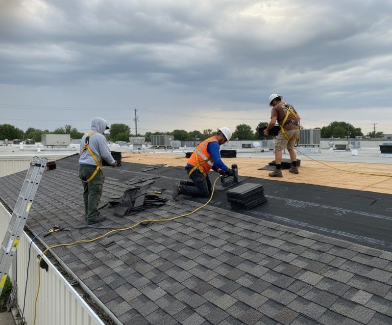 Damaged Roof Replacement in Framingham, MA