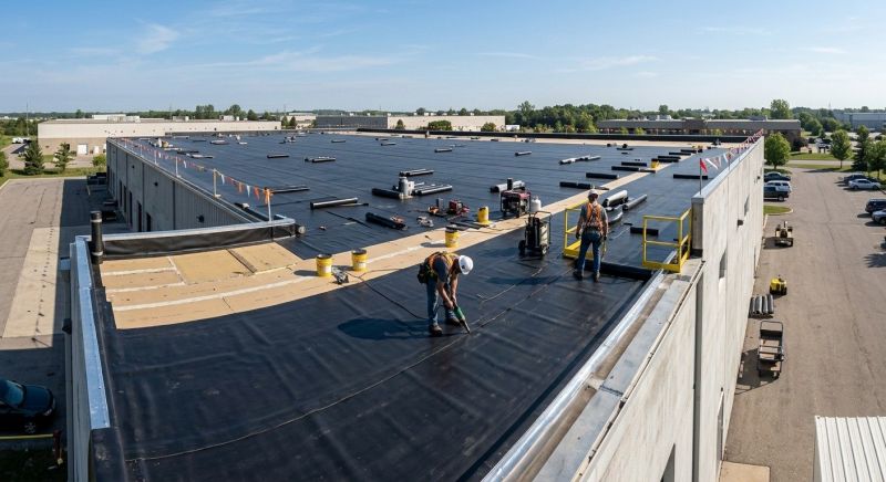 Flat Roof Installation in Fredericksburg, VA