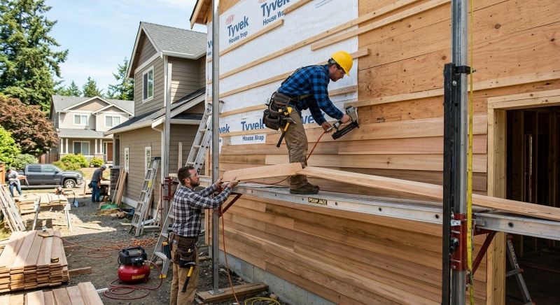 Hardwood Siding Installation in Boston, MA