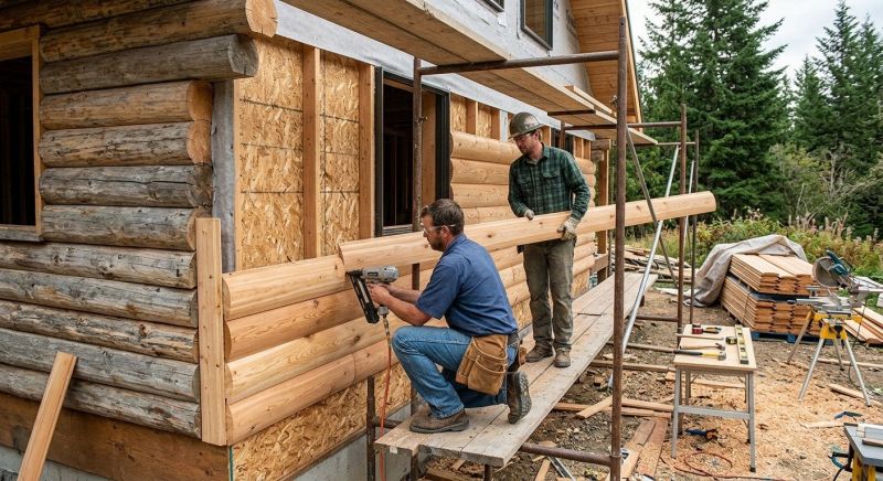 Log Home Siding Installation in Fairfield County, CT