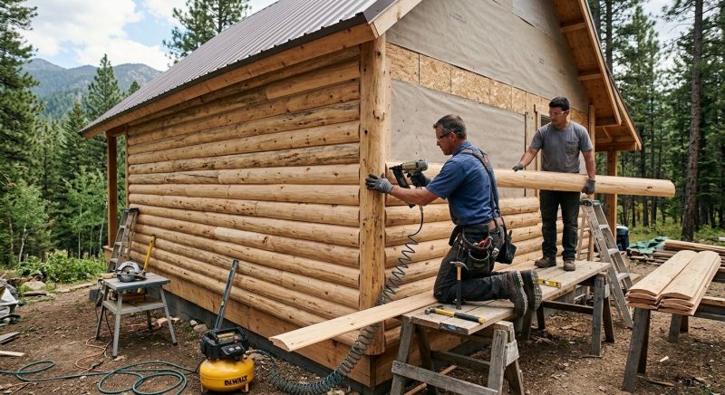 Log Siding Replacement in Fairfield County, CT