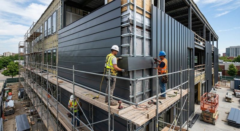 Metal Cladding Installation in Stamford, CT