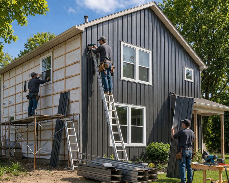 Metal Siding Installation in Boston, MA