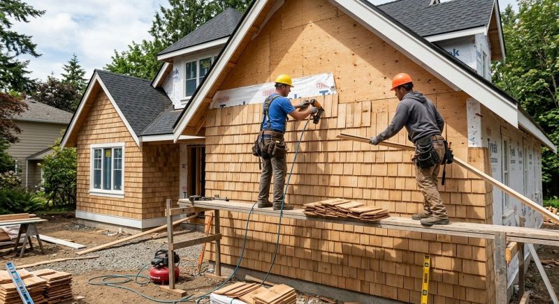 Shingle Siding Installation in Boston, MA