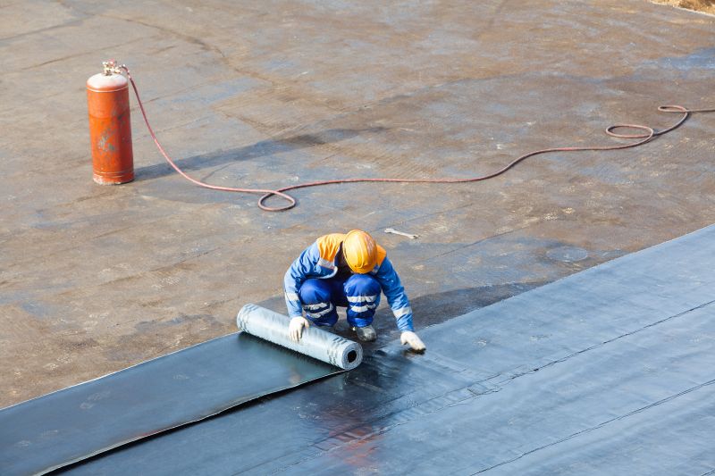 Single Ply Roof Installation in Fredericksburg, VA