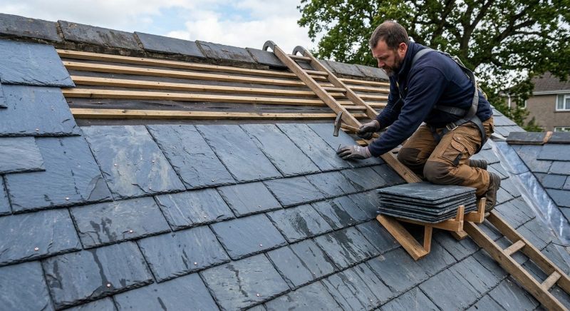 Slate Roof Construction in Alexandria, VA
