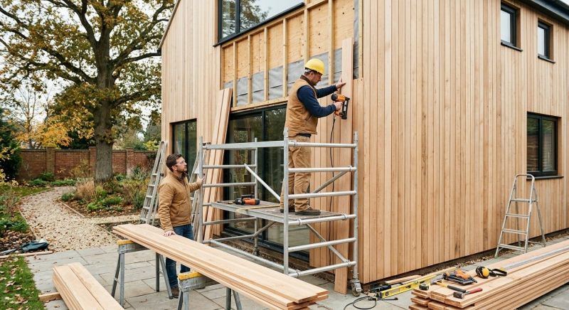 Wood Cladding Installation in Fairfield County, CT