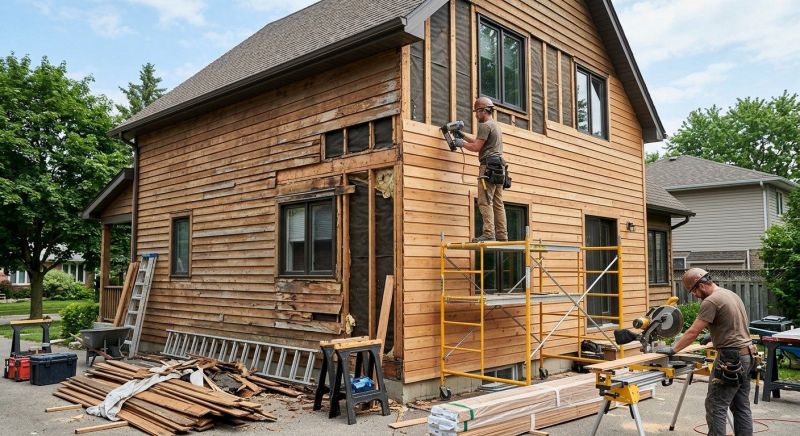 Wood Cladding Replacement in Fairfield County, CT