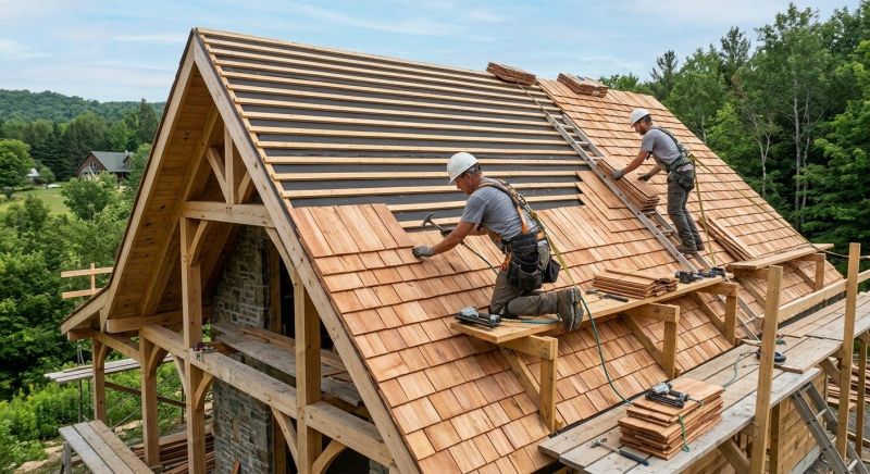 Wooden Roof Installation in Alexandria, VA